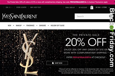 black friday ysl borse|ysl black friday deal.